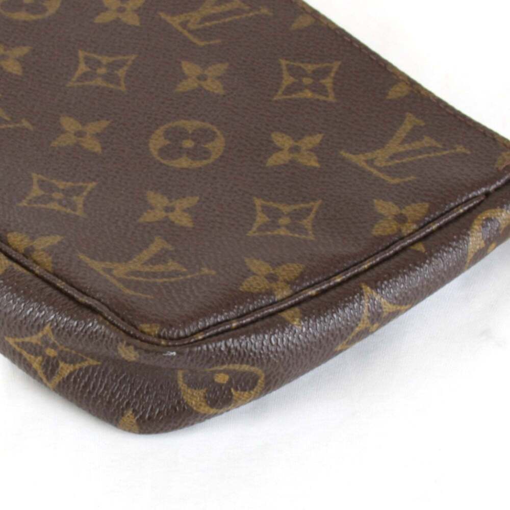 LOUIS VUITTON Brown Monogram Canvas Pochette Shoulder Bag - Picture 3 of 12